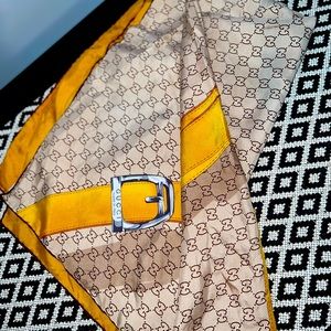Gucci Belt silk scarf